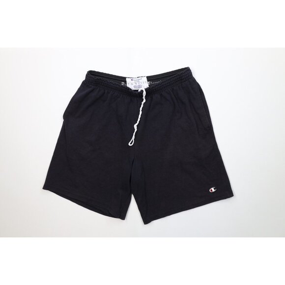 Vintage Champion Mens Large Classic Logo Sun Faded Heavyweight Above Knee Shorts - Picture 1 of 11